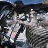 Same Norton but a closup shot of the Keihin Flatslide carb conversion we did. Coupled with the electronic ignition upgrade this is a smooth starting bike